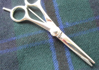 silver scissors kilt pin