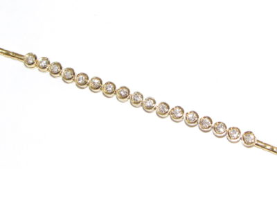 18ct Yellow Gold Diamond Bracelet