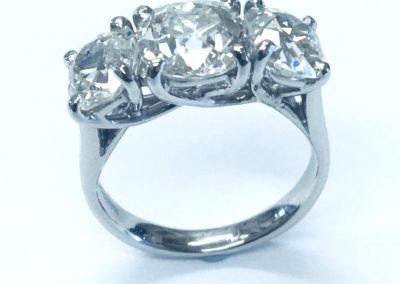 Platinum trilogy ring