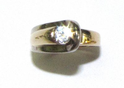 Ben Moss 14ct Yellow and White gold Diamond Ring