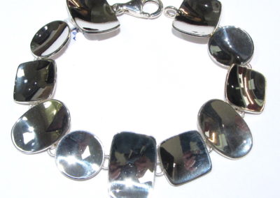 Shapes silver bracelet