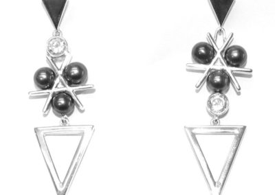 asymmetric earrings